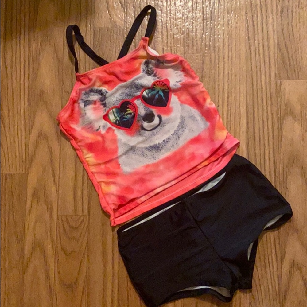 OP Swim Suite 2 Piece Girls sz S(6-6x)